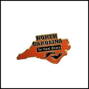 North Carolina Tar Heel State Souvenir Travel‎ Collectible Lapel Pin